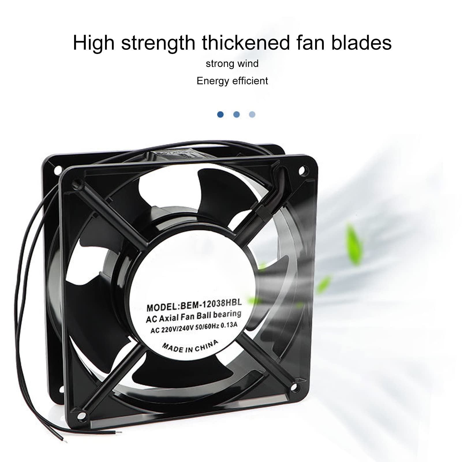 Ventola Di Raffreddamento 150x150mm 220V - Ventola Assiale Per Dissipazione Calore - Foto 8