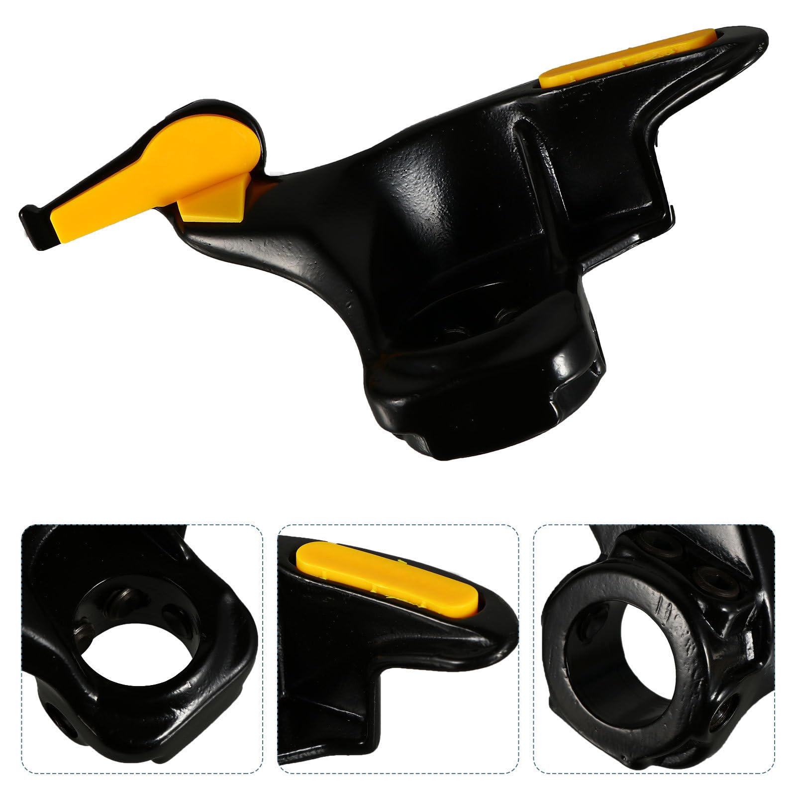 Testa di Smontaggio Pneumatici in Acciaio Fuso Nero Supporto di Montaggio per Macchina Smontagomme Riduce Attrito Superficie Liscia