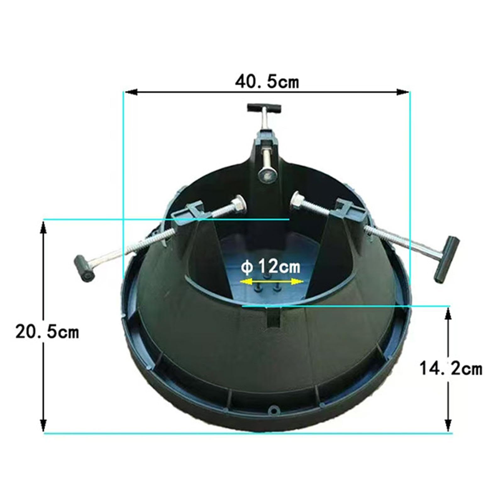 Générique Support de Sapin de Noël Base Trépied Support Arbre Sapin Pied Réservoir d'eau Structure Robuste en PP Adapté Aux Appartements Décoration Intérieure, M
