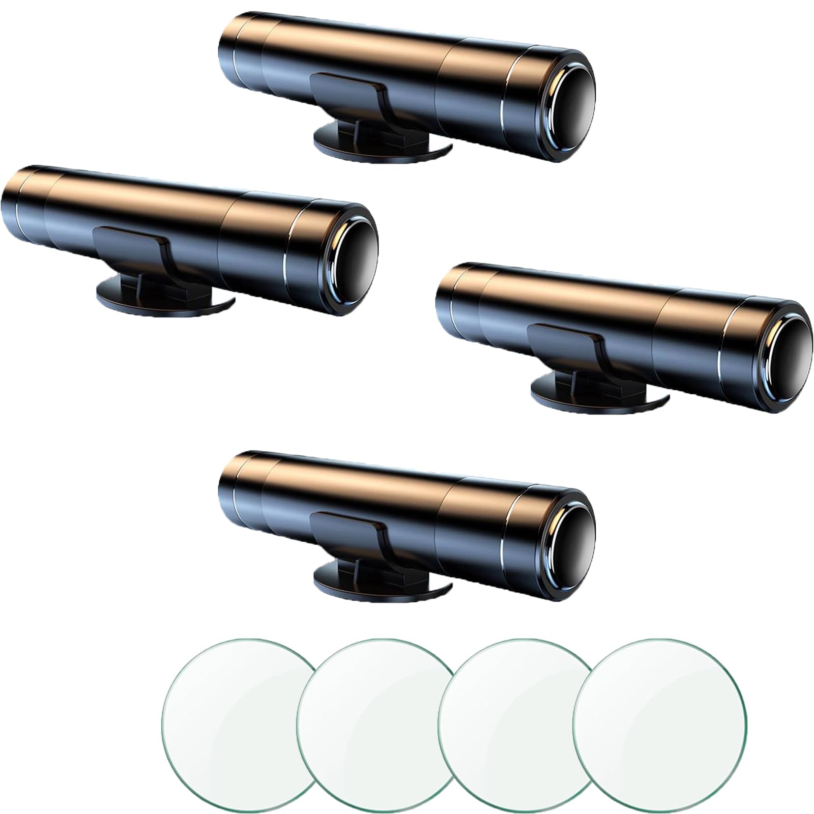 Car Window Breaker Seatbelt Cutter 4 Pack, Car Safety Hammer Glass Breaker Under Water Auto Emergency Rescue Tool, Car Escape Tool with Seatbelt Cutter Safe Hammer Life Hammer Window Punch(Black)