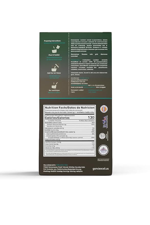 Excel Creal Spirulina Avena Instantánea con Ganoderma - 15 Sobres de 30g miniatura 2