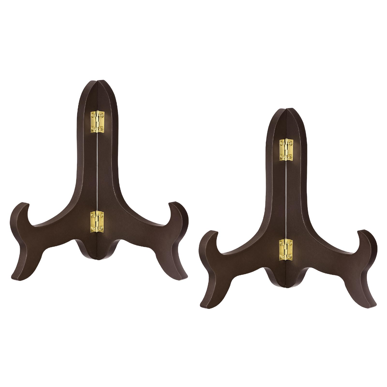 Chevalet en bois pliable de 15,2 cm en marron élégant pour valoriser vos cadres photos
