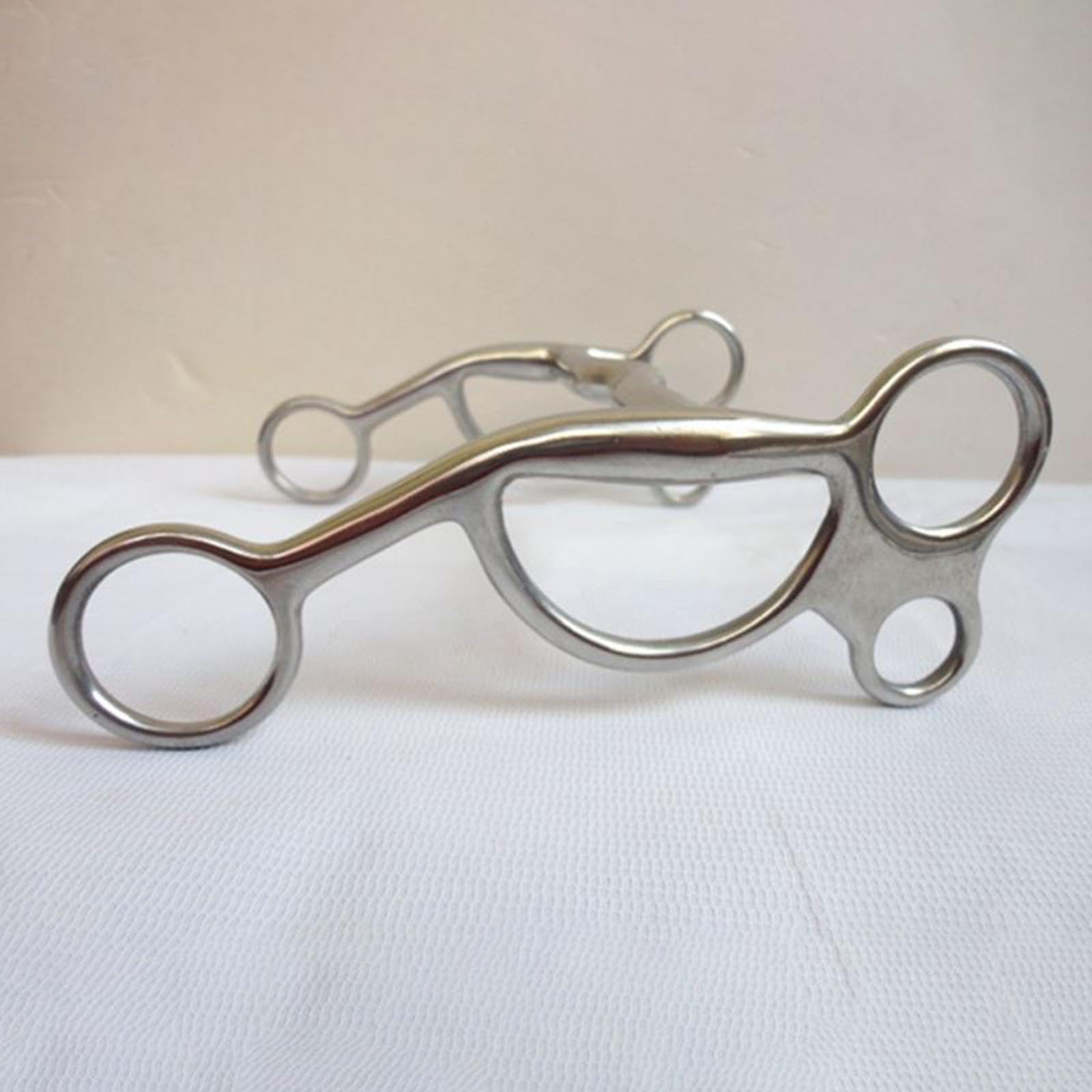 per cavallo in acciaio inossidabile, finitura splendida, di grandi dimensioni, comodo per l'addestramento e l'equitazione, piacevole per gli appassionati, filetto per