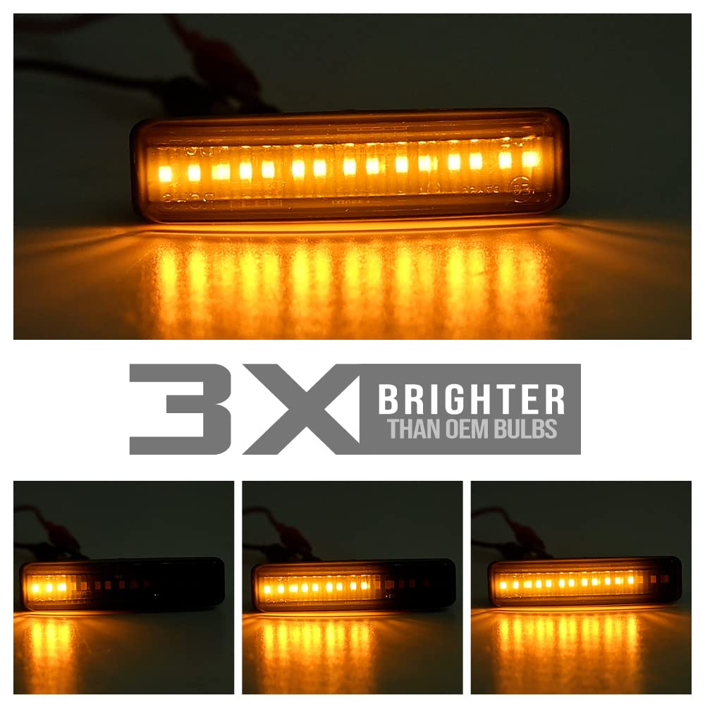 Intermitente LED Secuencial Para BMW Serie 5 E39 (1995-2003) - Compatible Canbus, 2 Piezas, Impermeable