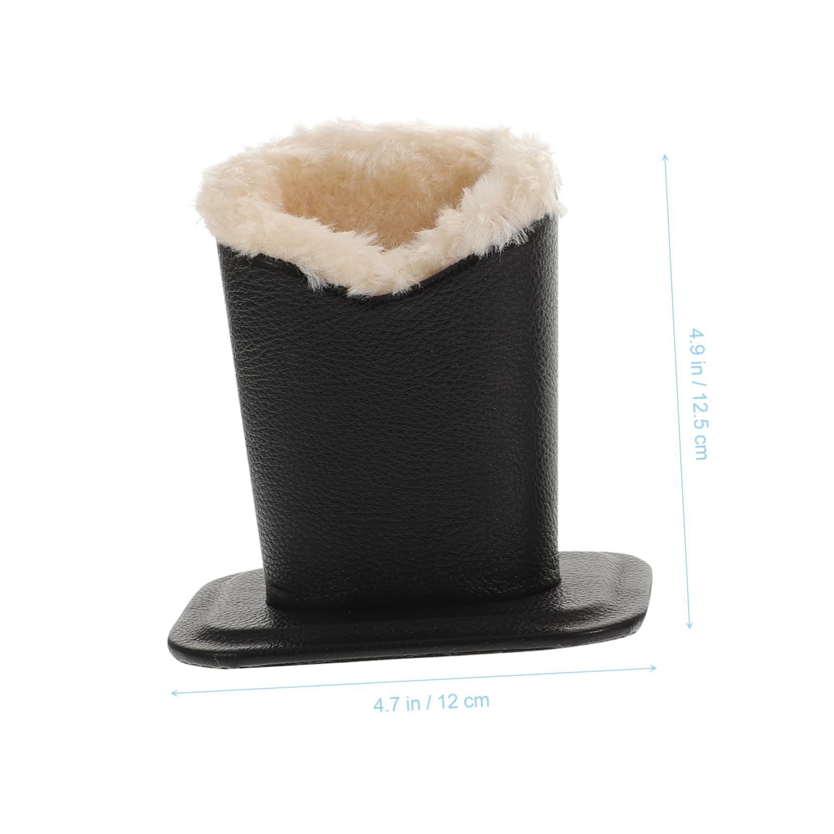 VALICLUD Ergonomic Glasses Holder Plush Lining Desk Nightstand and Girls Silver Black Easy Access Base