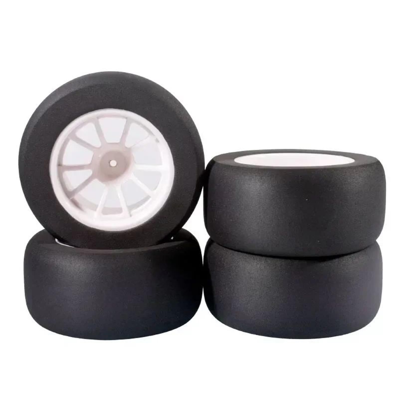 Neumáticos Esponja Goma 118mm 4 Uds para HSP 1/10 RC Car Camión Piezas para RC