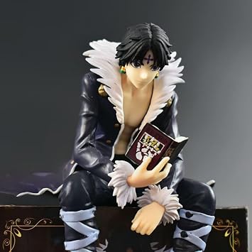 Chrollo Lucilfer Figure 15cm Sitting Action Figure Chrollo Lucilfer Figurine Anime Statue Figure Ornaments Desktop Decoration Collections