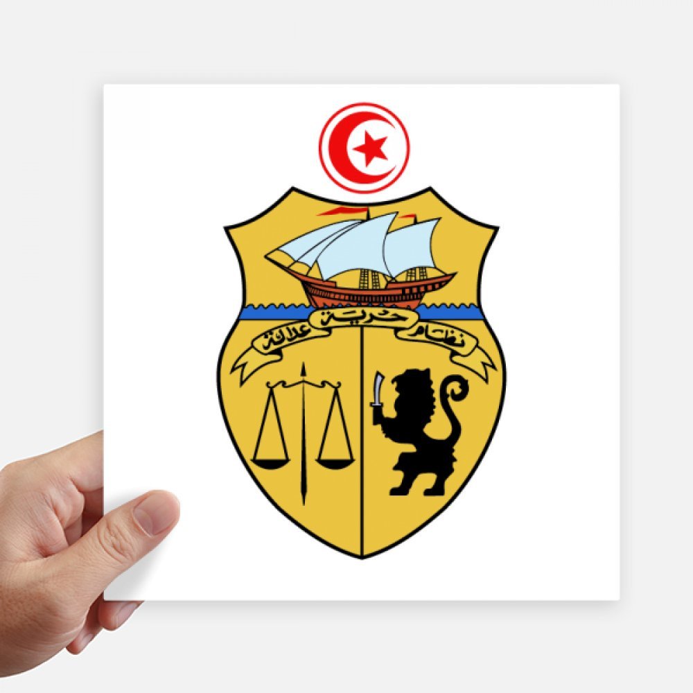 Autocollant Tunisie 20cm pour mur valise ordinateur portable motobike decal
