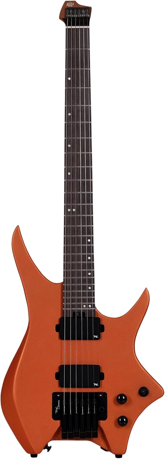 The NEXT HN5 Headless Electric Guitar (Metallic Orange)