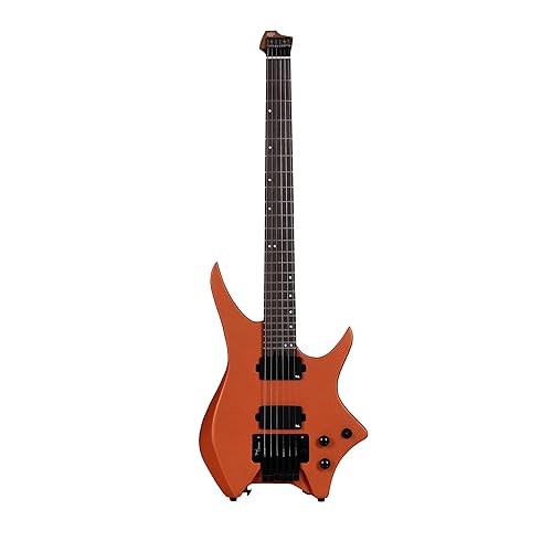 The NEXT HN5 Headless Electric Guitar (Metallic Orange)