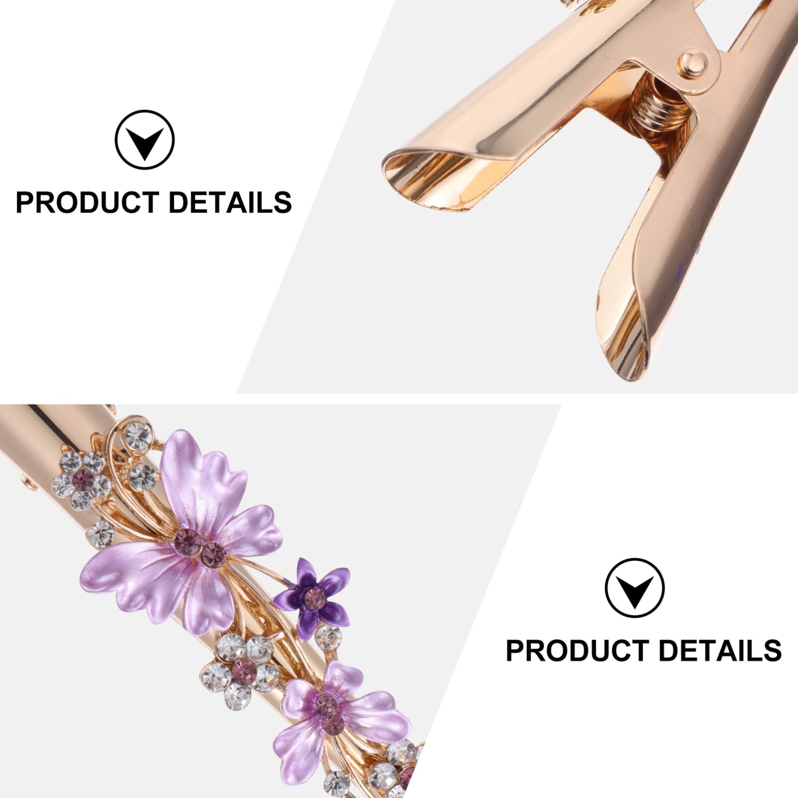 Amazon | FRCOLOR くちばしクリップ 大きめ 12cm | 花デザイン ヘア