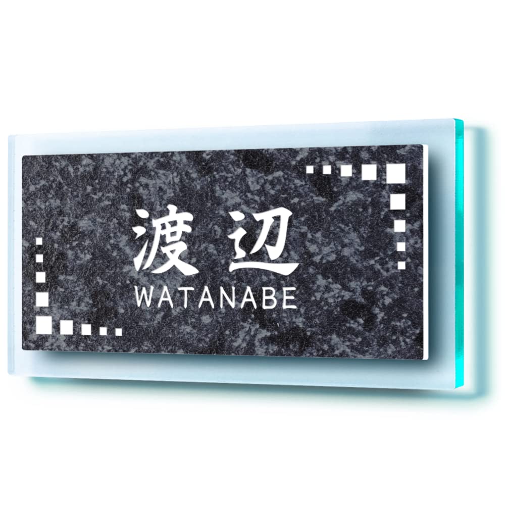 小太郎さま専用＊ヴィンテージウッドパネル背景・ボタニカルフレーム付きアクリル表札 小太郎さま専用＊ヴィンテージウッドパネル背景・ボタニカル