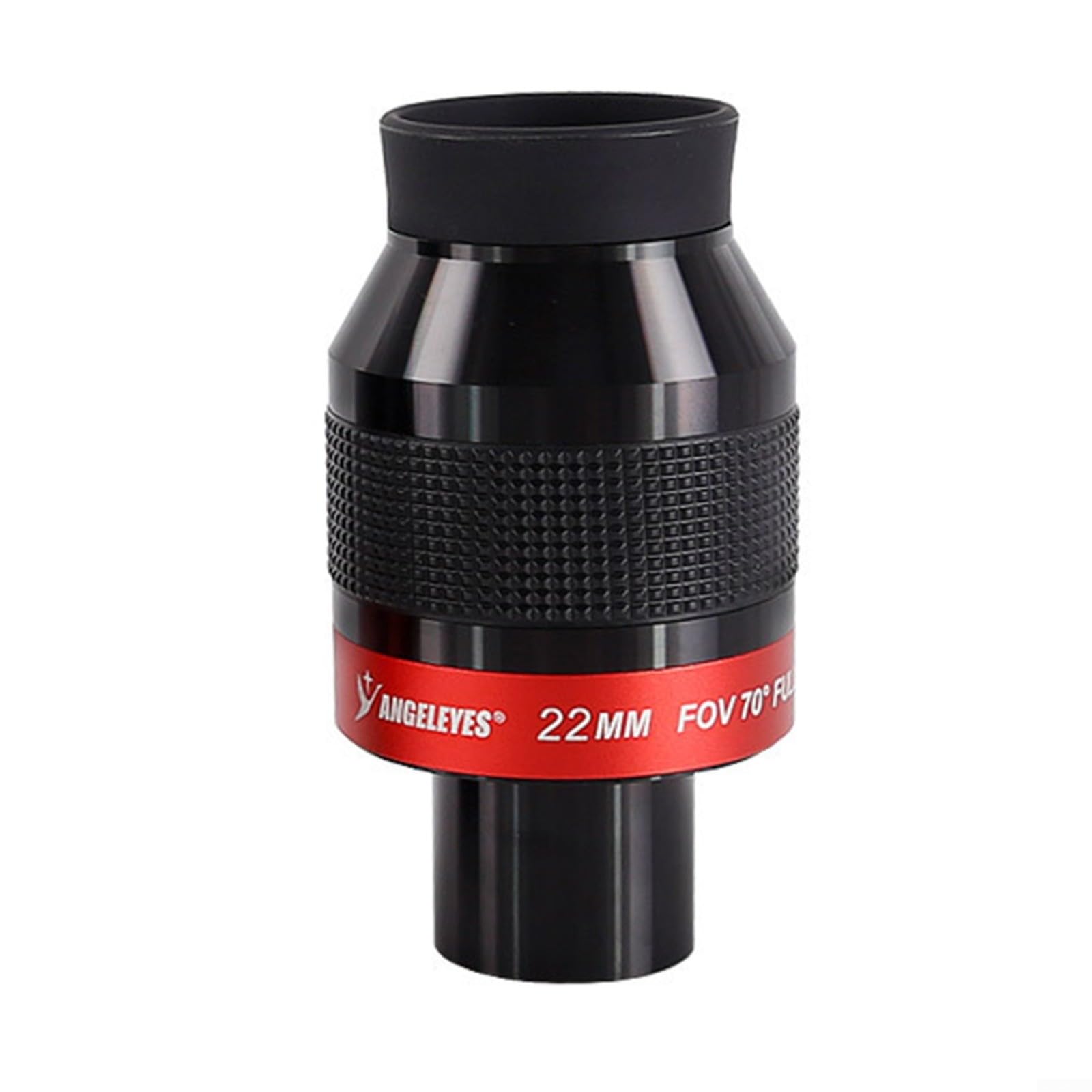 Ocular parfocal de campo plano de 70° de 1.25 pulgadas para gran angular para telescopio astronómico y prismáticos, aleación de aluminio multicapa FMC, opciones de 7 mm/14 mm/22 mm