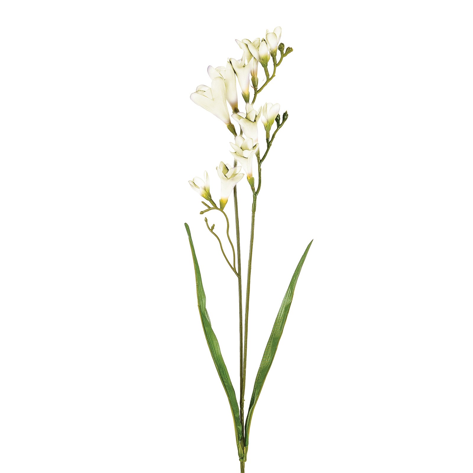 Freesia Spray Artificial Flower Cream 6 Stems 69cm/27 Inches