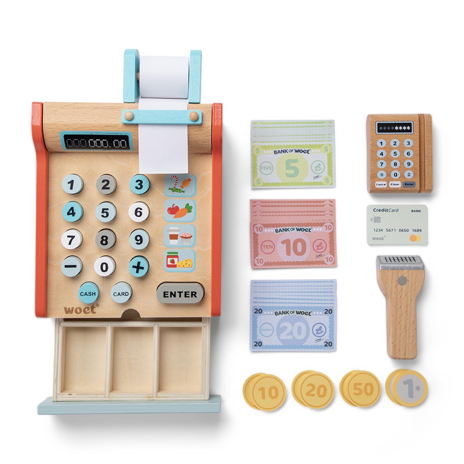 New Classic Toys 10650 kasa, od 3 lat do 9 lat, wielokolorowy