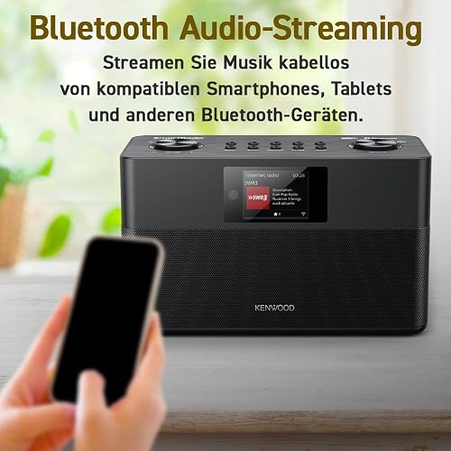 KENWOOD CR-ST100SB-B Internet & DAB+/FM Radio, Bluetooth Streaming, Spotify Connect, USB in Black - 9