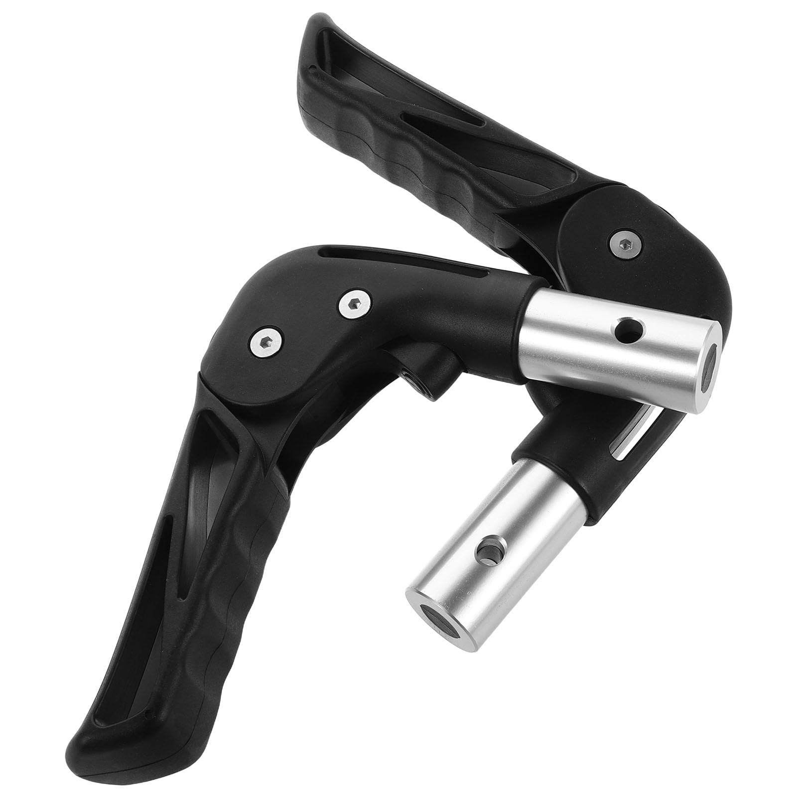 Coppia di Maniglie Pieghevoli 1 Paio per Sedia a Rotelle 22mm | Plastica e Metallo, Impugnatura Antiscivolo Ergonomica, per Viaggio e Spostamenti Familiari