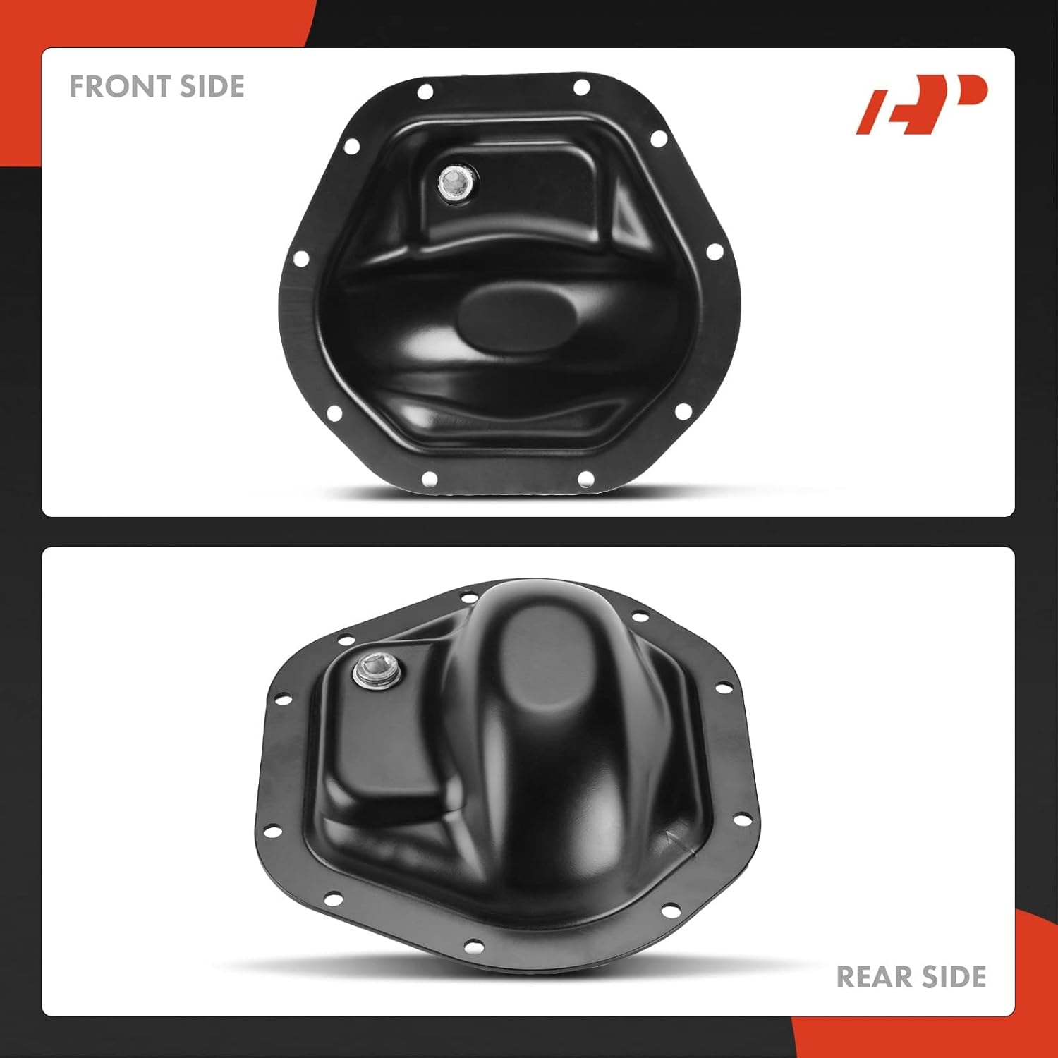 A-Premium Front Differential Cover Compatible with Jeep Wrangler 2003-2006 and 2011-2018, 2.0L 2.4L 3.6L 4.0L, 4WD