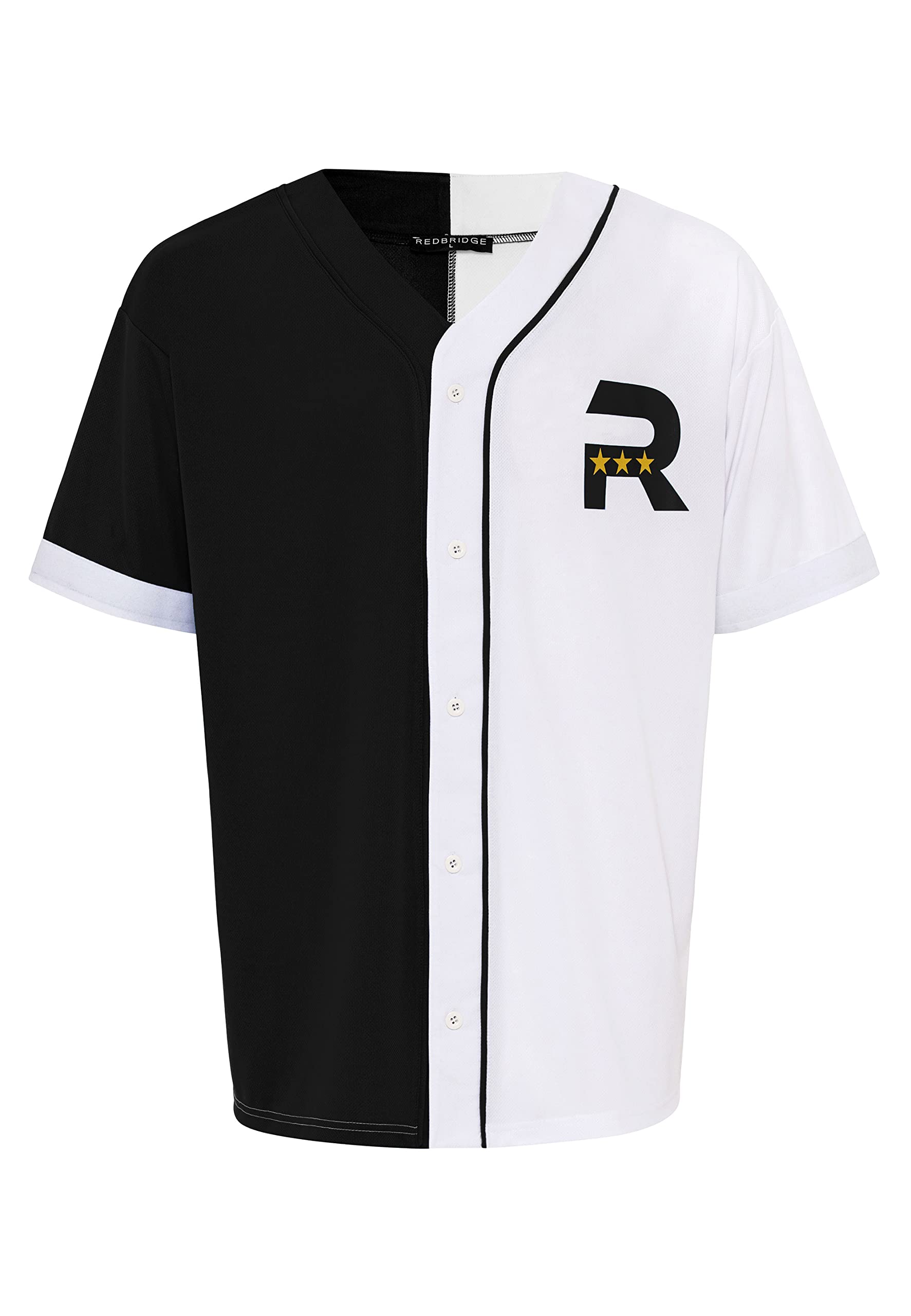 Redbridge Baseballshirt Kurzarm luftiges Tshirt Sportliches Hemd