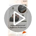 Image of Ayka 100% Waterproof Knitted Mattress Protector King Size Breathable Hypoallergenic Noiseless Ultra Soft Fitted Bed Protector 84x72 inch Mattress /Bed Cover (Super King 84 * 72 inch, Grey)