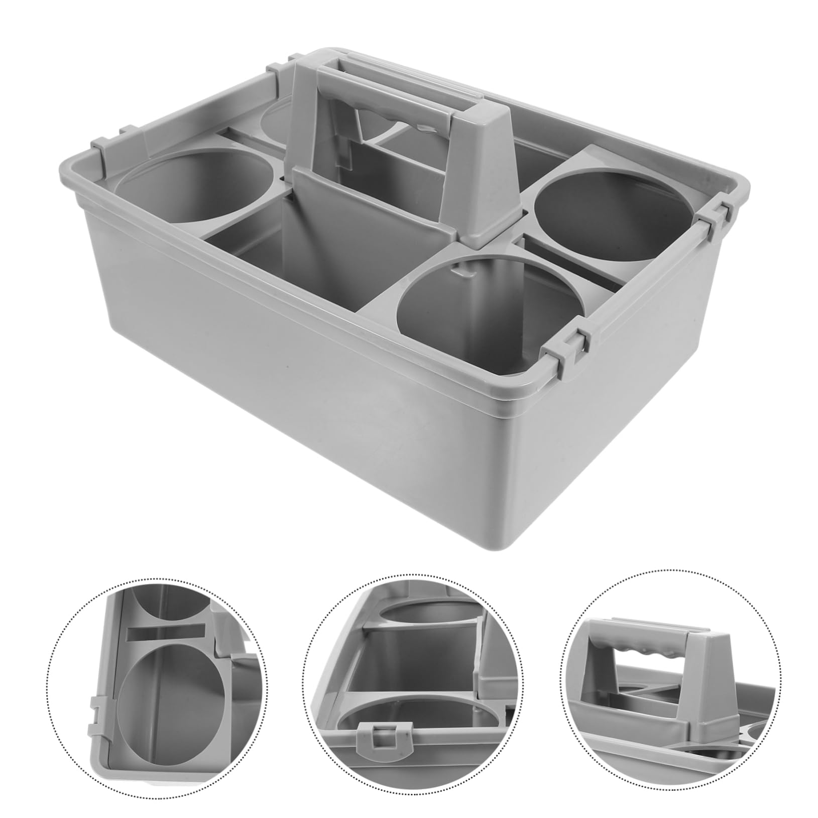 Zerodeko Cesta De Almacenamiento Para Limpieza Organizador De Herramientas De Plástico Resistente y Duradera