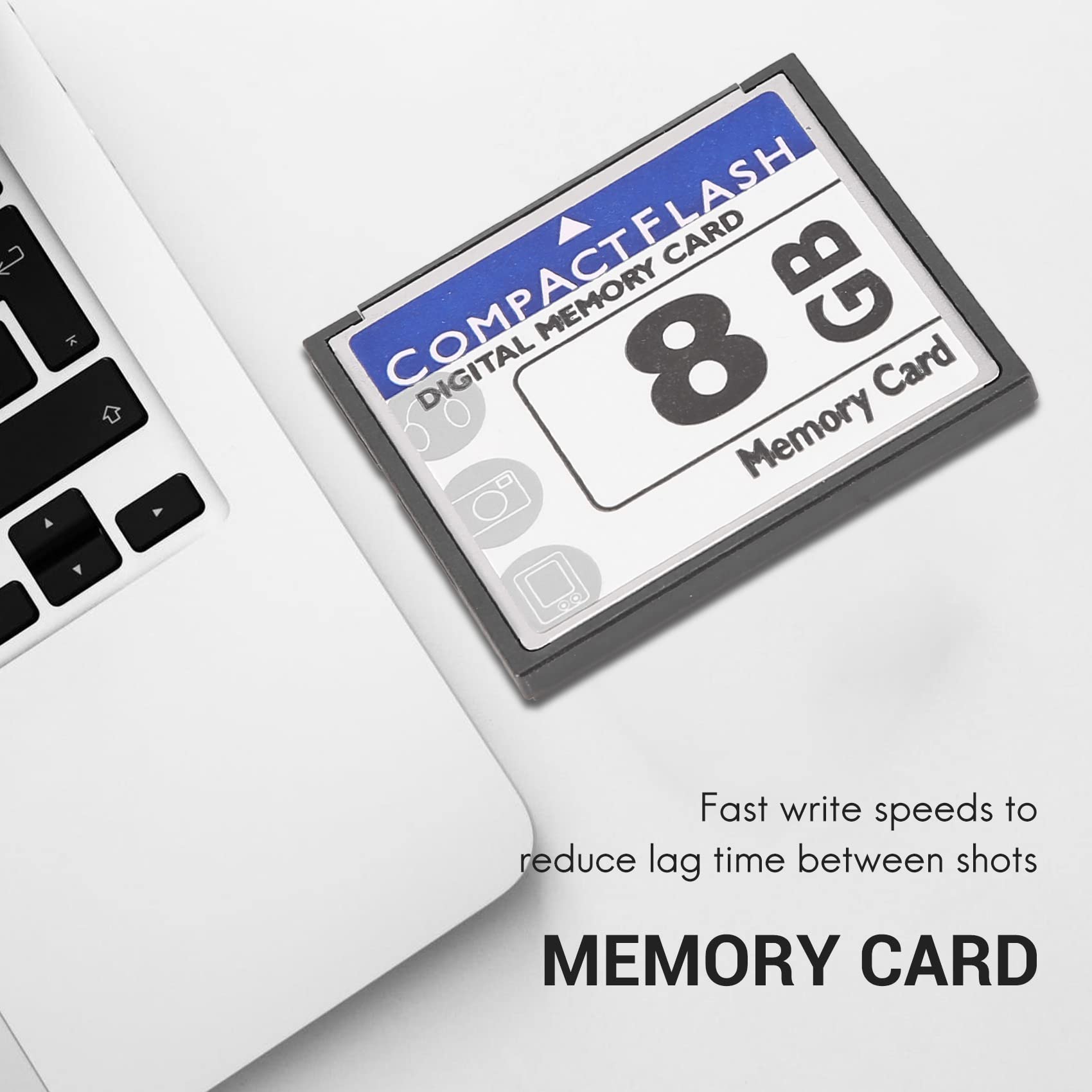 Professional Carte Mémoire Compact Flash 8 Go (Whiteandblue)