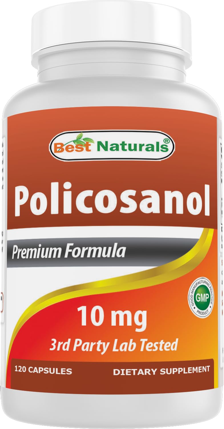 Best Naturals Policosanol 10 mg 120 Capsules