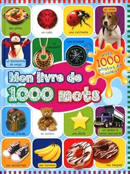 Paperback MON LIVRE DE 1000 MOTS [French] Book