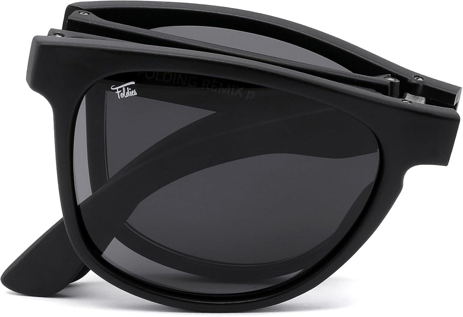Foldies Remix Folding Sunglasses Polarized, UV400, UVA, UVB Protection for Men Women, Folding Sunglasses Leather Case