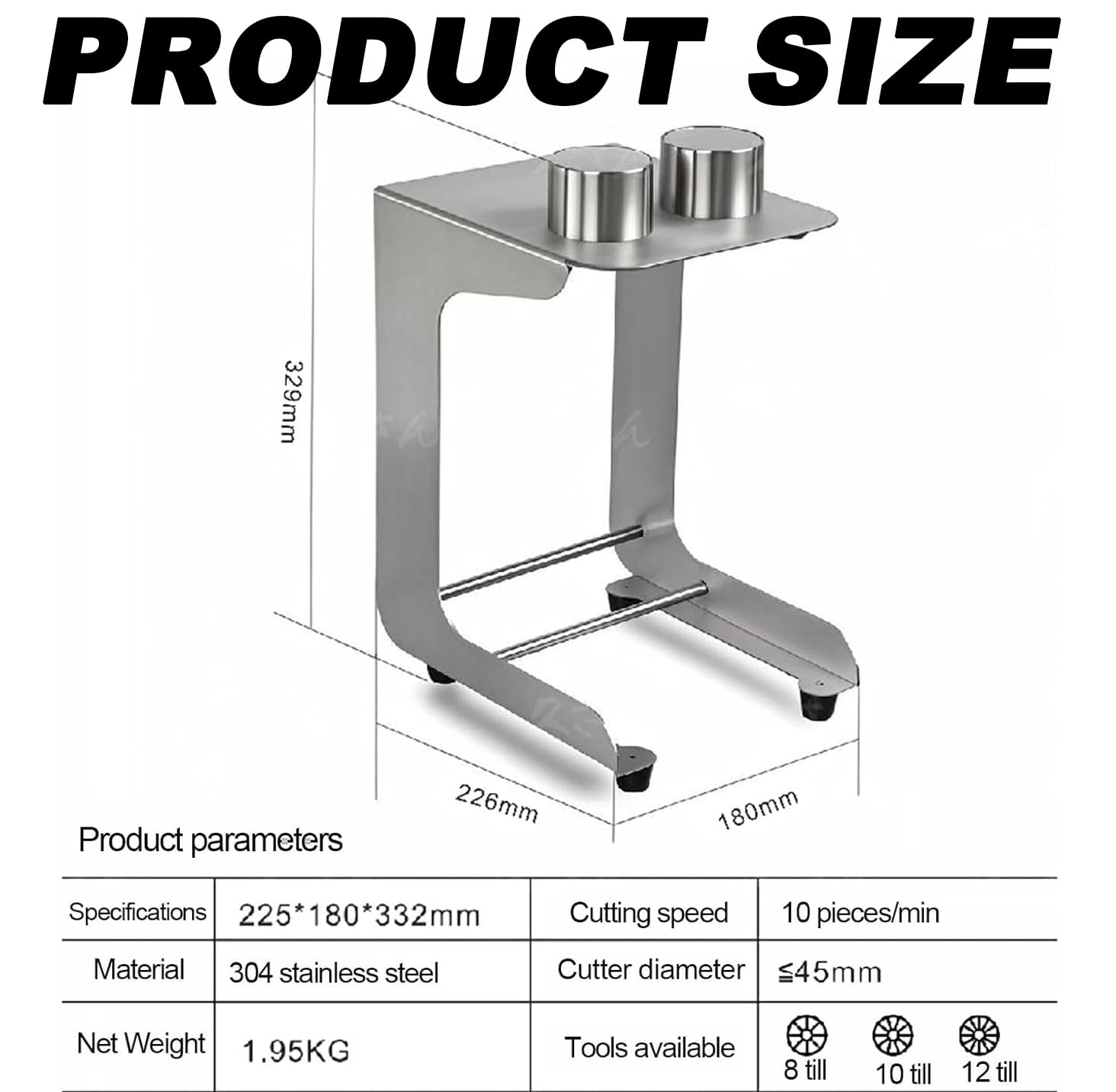 Cortador De Zanahorias Y Pepinos Manual, Velocidad De Corte De 10 Rebanadas/minuto, Base Estable Que No Se Tambalea, Diámetro De Corte De 48 Mm, Ideal Para Ensaladas, Cocina, Sushi Y Otras Comidas
