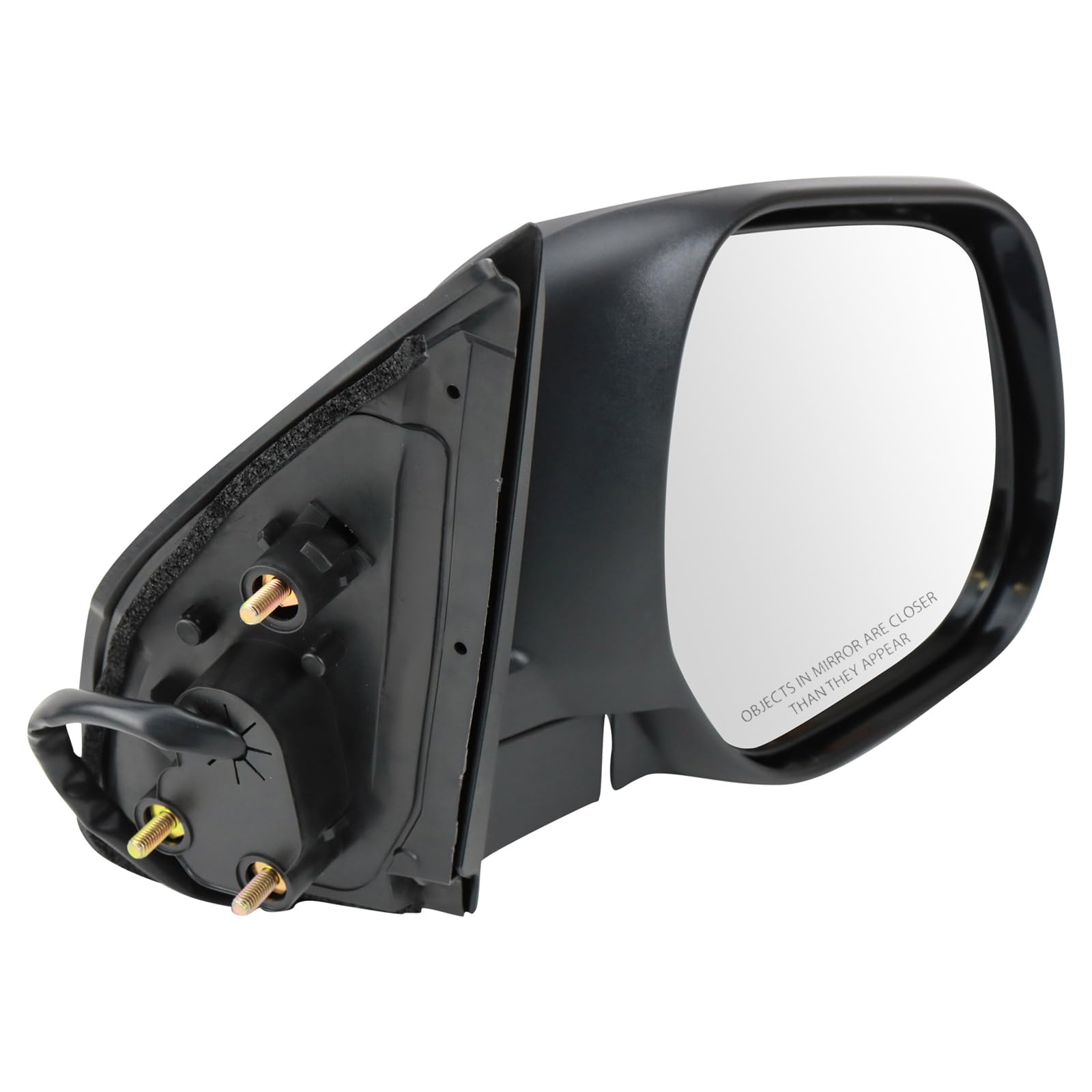 TRQ Passenger Side Mirror Assembly Power Heated Textured Paint to Match Compatible with 2010-2024 Mitsubishi Outlander 2011-2024 Outlander Sport — view 6