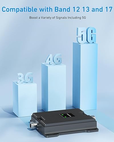 Miniatura 2 de Amplificador de señal de teléfono celular para Verizon y AT&T Hasta 4,500 pies cuadrados Mejora la señal 4G LTE 5G en la banda 12/13/17
