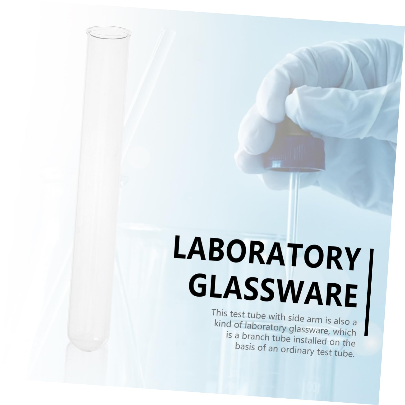ULTECHNOVO 10piezas Tubos De Ensayo De Vidrio Rizado Frascos Transparentes Para Experimentos Escolares Recipientes De Vidrio Para Liquidos