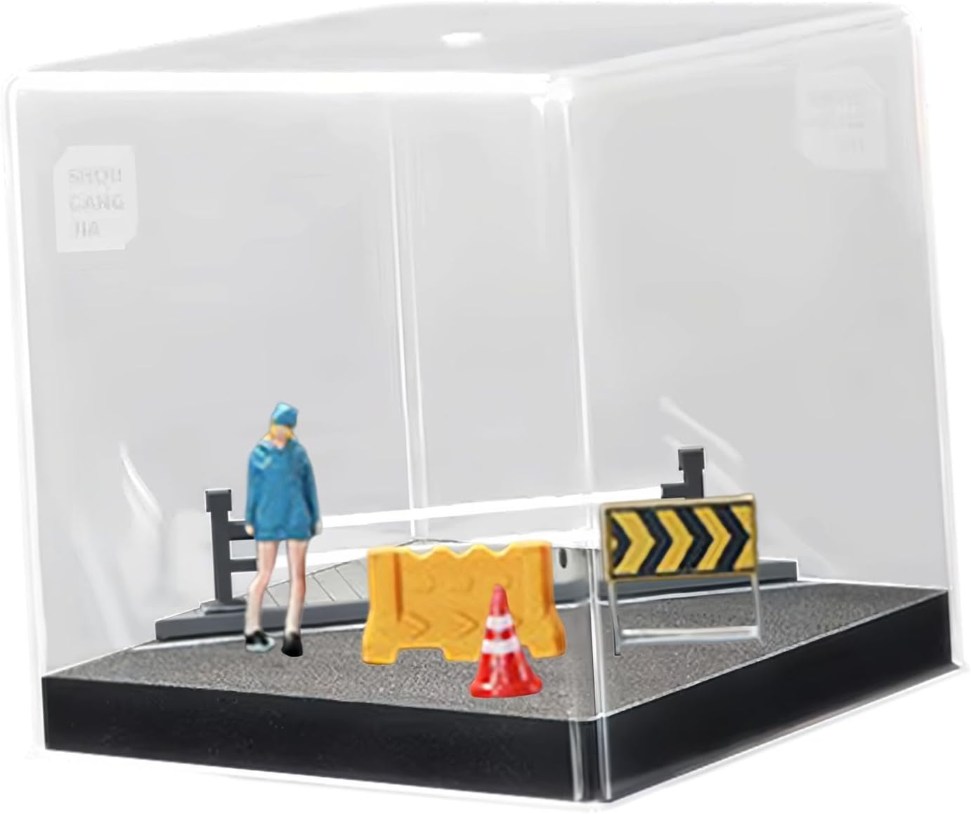 1:64 Scale Miniature Figure Road Street Scene Props for Dollhouse Decoration Blue Figure | Toys & Hobbies