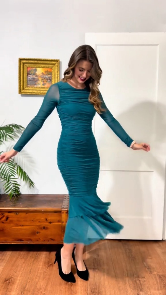 Amazon.com: Atizon Elegant Ruched Bodycon Evening Dresses for Women Cocktail  Party Formal Maxi Mermaid Dress Black : Clothing, Shoes & Jewelry