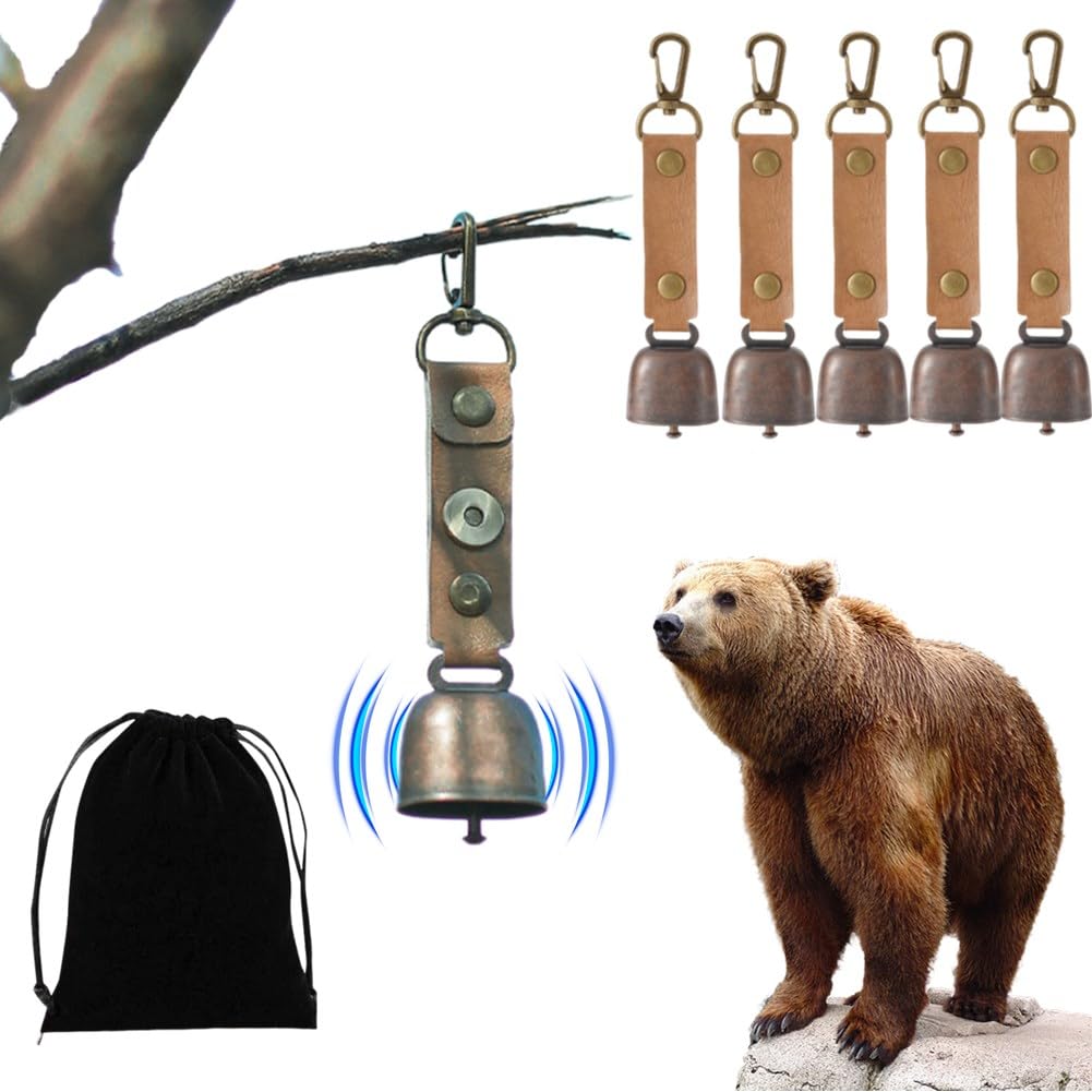 Amazon | 5個セット 熊よけ鈴 熊鈴 登山 大音量 熊よけベル 消音機能