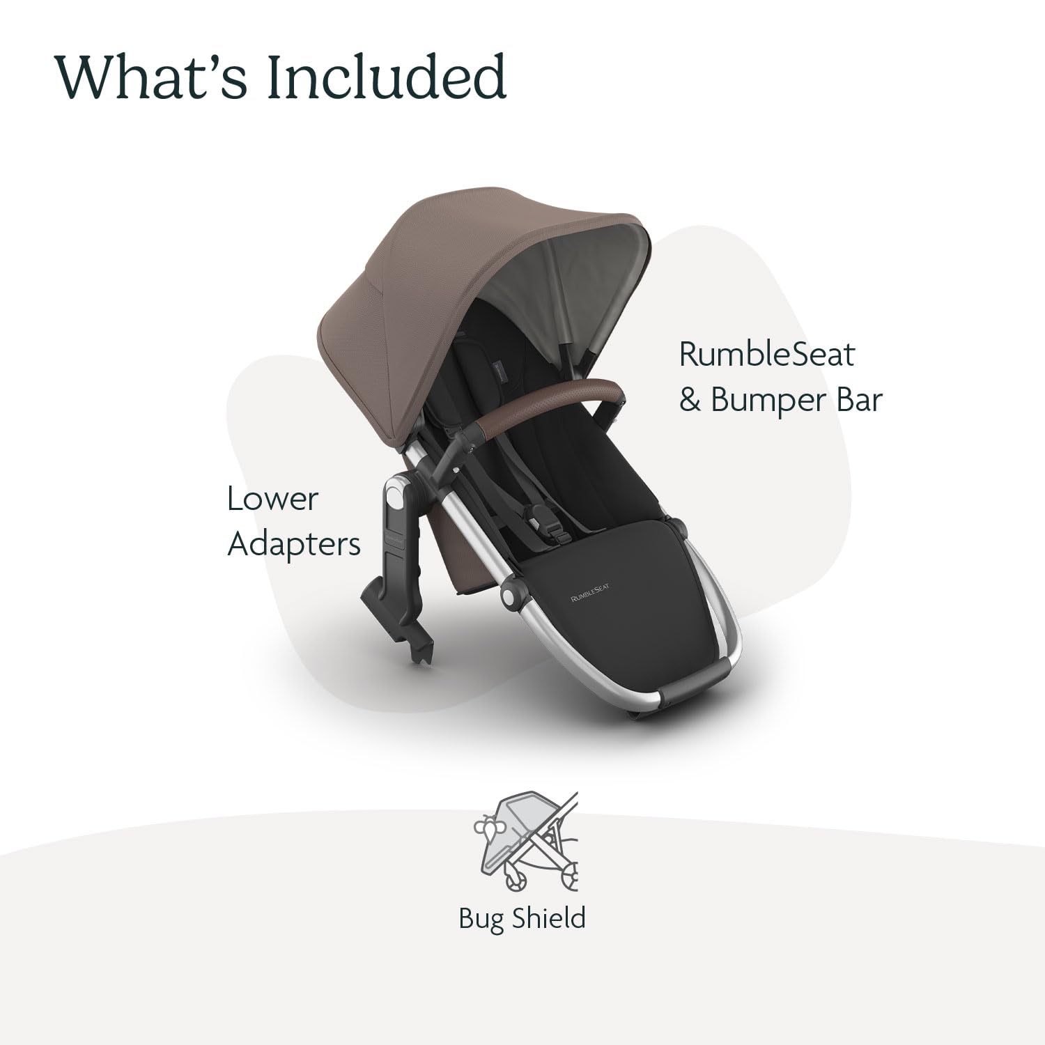 UPPAbaby RumbleSeat V3 Second Lower Seat - Fits Vista V2/V3
