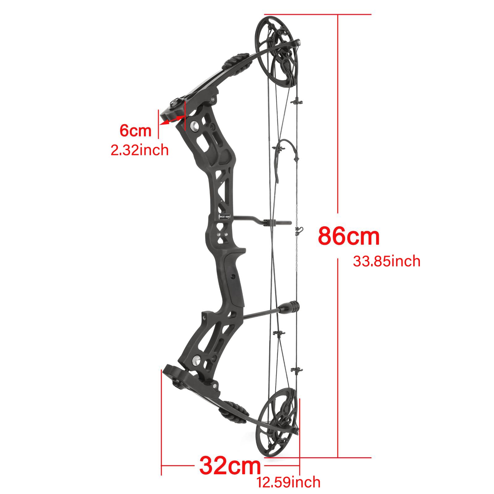 Tiro con l'arco Arco Compound Arco da caccia per adulti 30-70 lbs regolabile Adatto per archi da pratica di tiro professionale