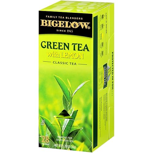 Miniatura 134 de Bigelow Tea Té verde bigelow con bolsas de té de limón con cafeína Caja de 20 contar - Paquete de 6