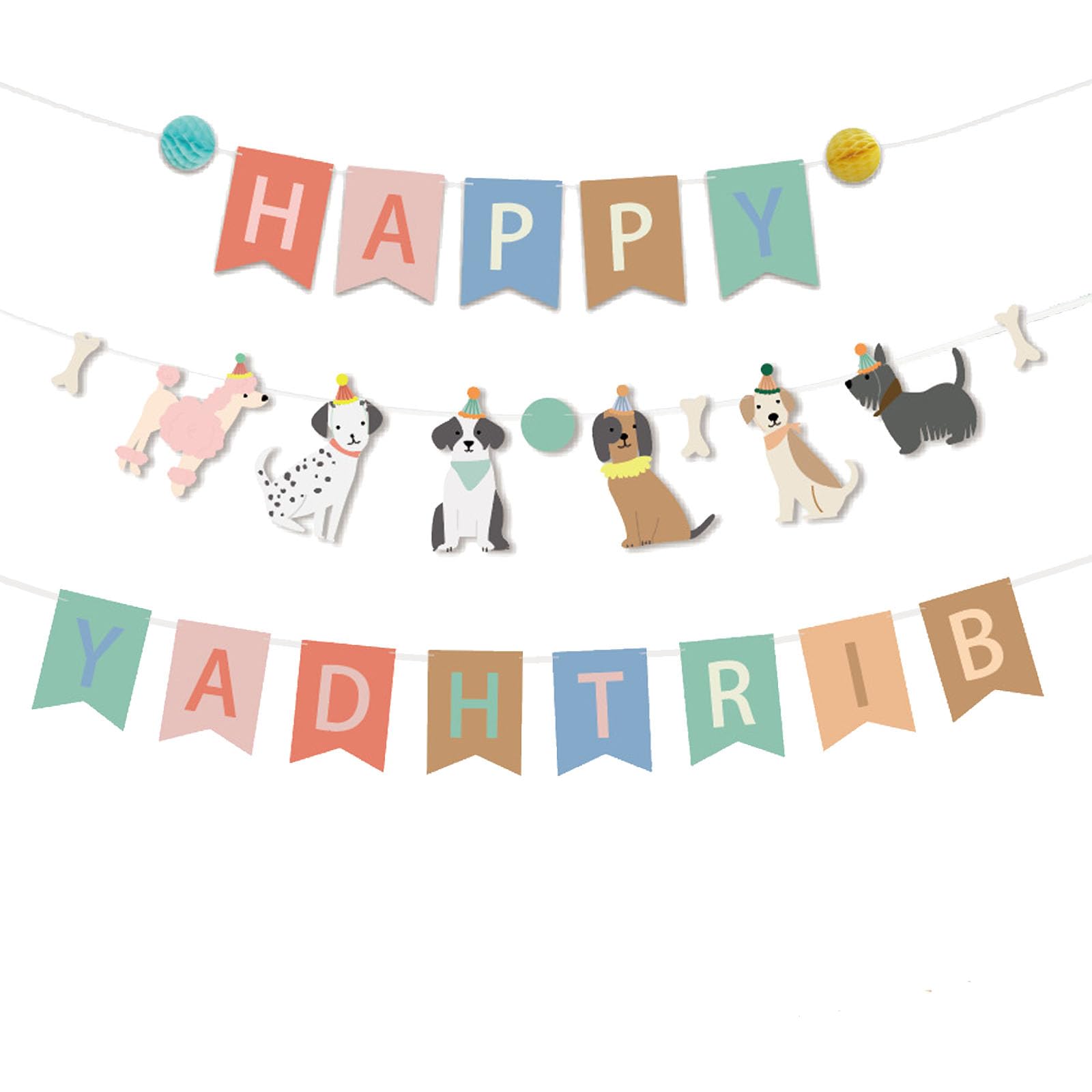 Photo 1 of GOTPASS Dog Birthday Banner