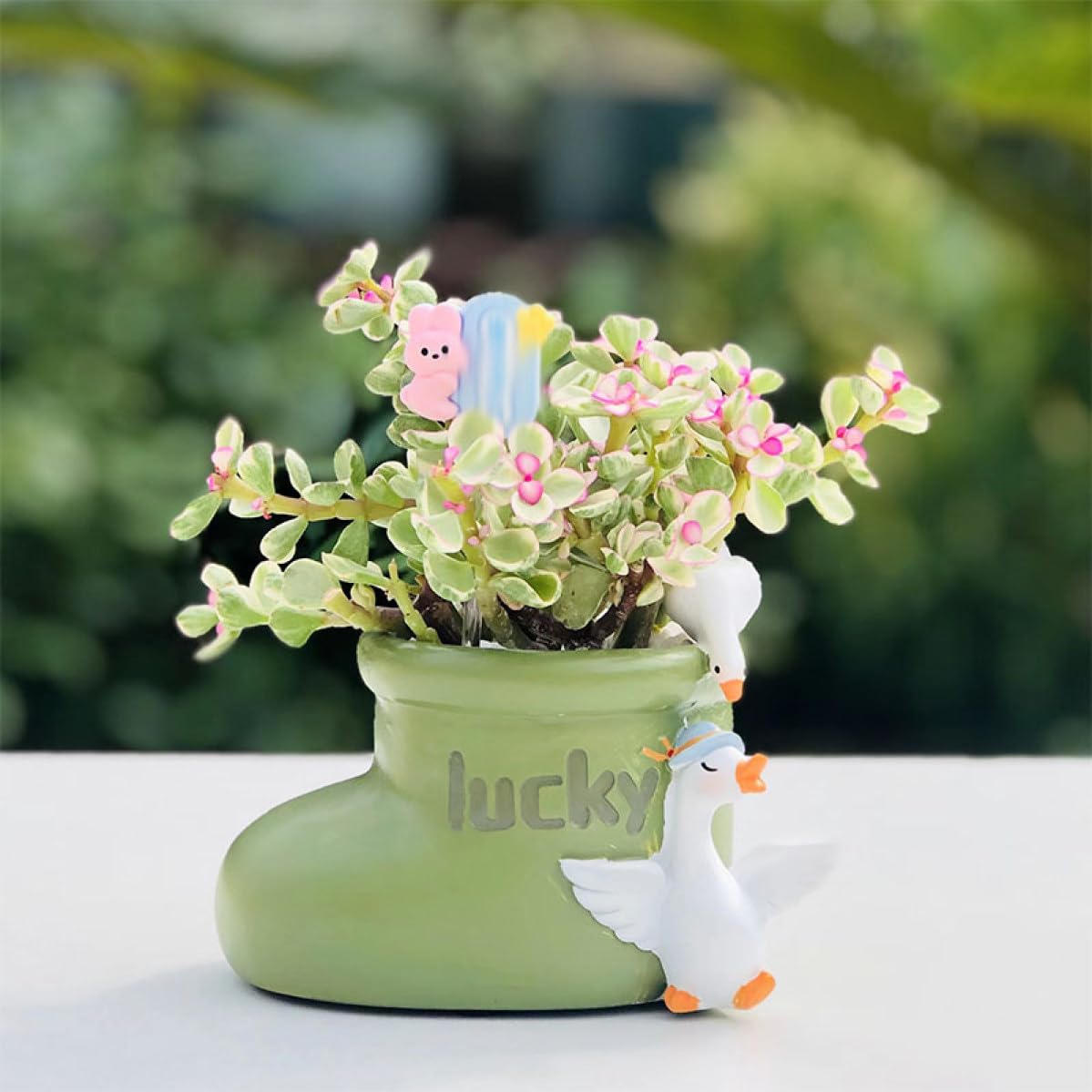 Amazon.co.jp: [dhiuebc] 置物ガーデンオブジェ 植木鉢 プランター