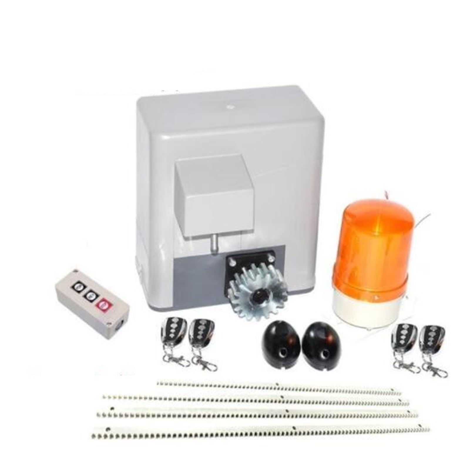 600kg Door Automatic Sliding Door Opener Electric Operator Wheeled Machine Door Safety Kit with 4m Steel Frame(Kit8)