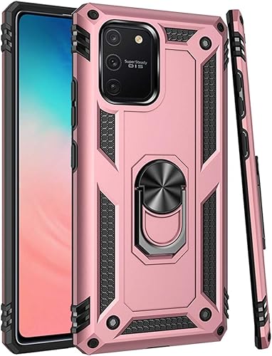 Miniatura 1 de Funda para Galaxy S10 LiteSamsung A91, grado militar soporte magnético para anillo de automóvil, soporte de soporte protector para Samsung Galaxy