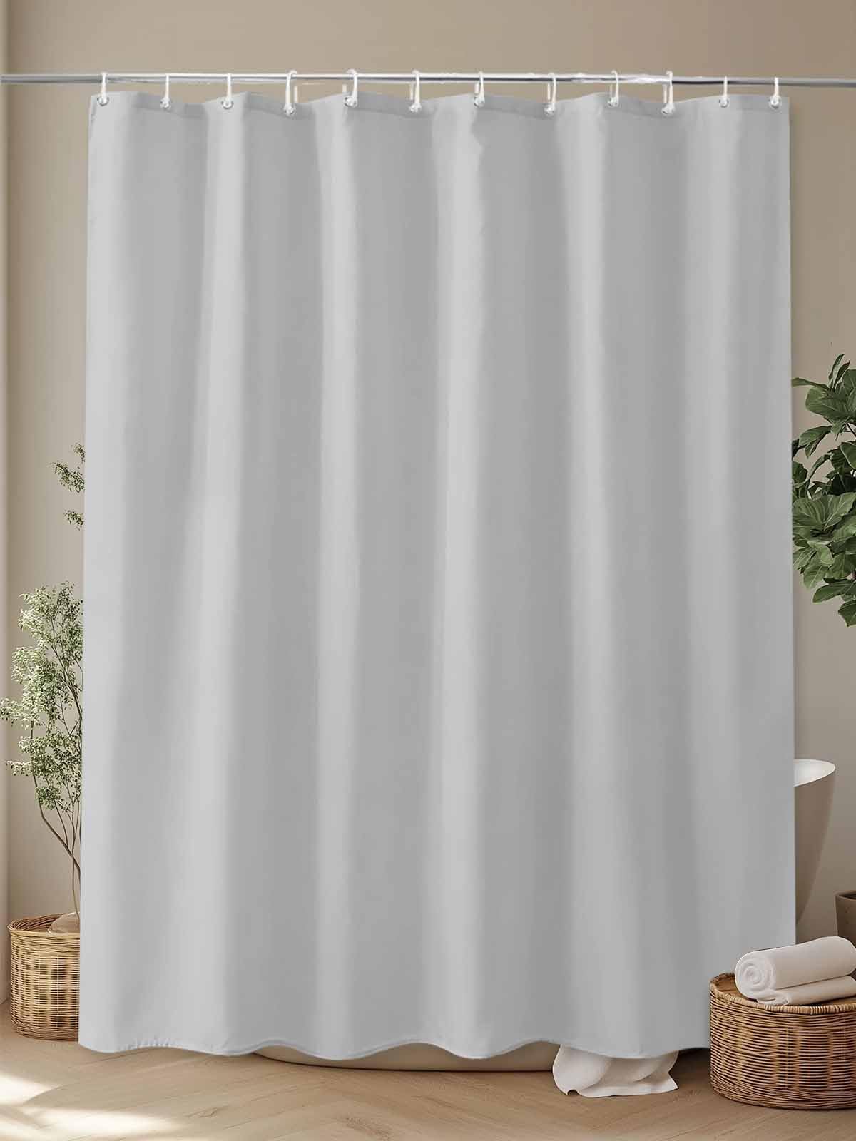 Tenda da doccia di alta qualità, 260 x 200 cm, impermeabile e leggera, design solido, ideale per bagni e vasche da bagno dell'hotel, include occhielli e ganci, qualità alberghiera