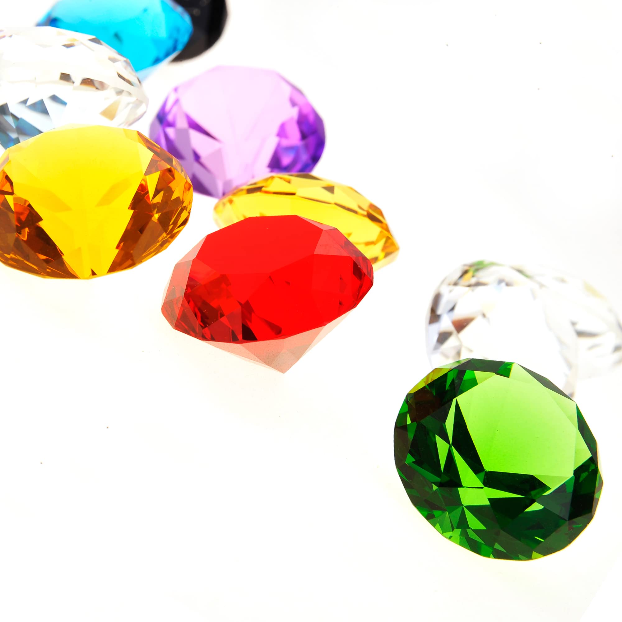 35PCS Acrylic Diamond Gems Pirate Gems Set Treasure Jewelry Chest