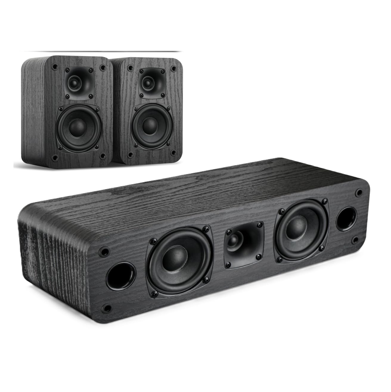 Saiyin 3.0 Home Theater System, Surround Sound Speakers with Stereo Surround Sound for TV, Passive, Amplifier or Receiver Required.