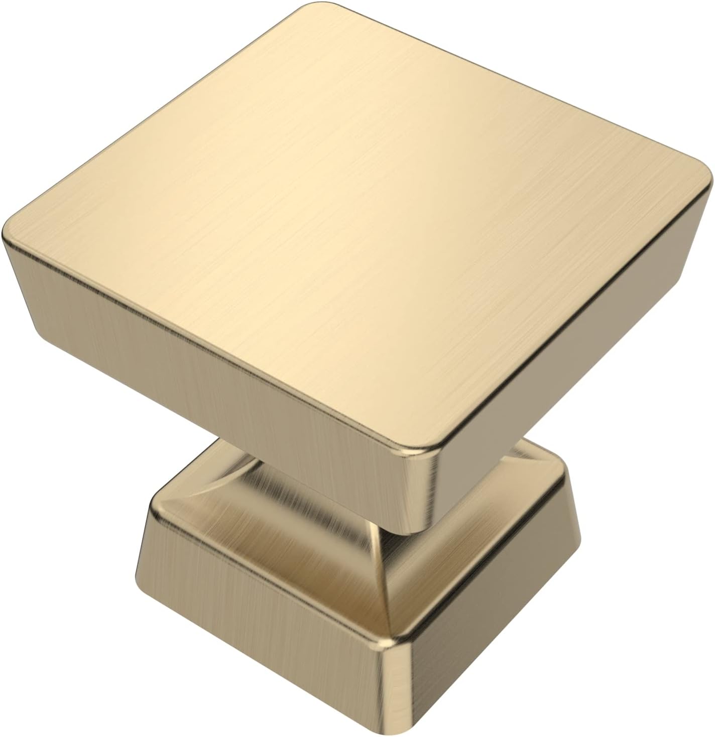 Amerdeco 10 Pack Brushed Gold Cabinet Knobs 1.2 Inch(30mm) Gold Kitchen Cabinet Knobs Dresser Knobs Drawer Knobs and Pulls for Bathroom Cabinets ZH0008 Knob 10 Brushed Gold