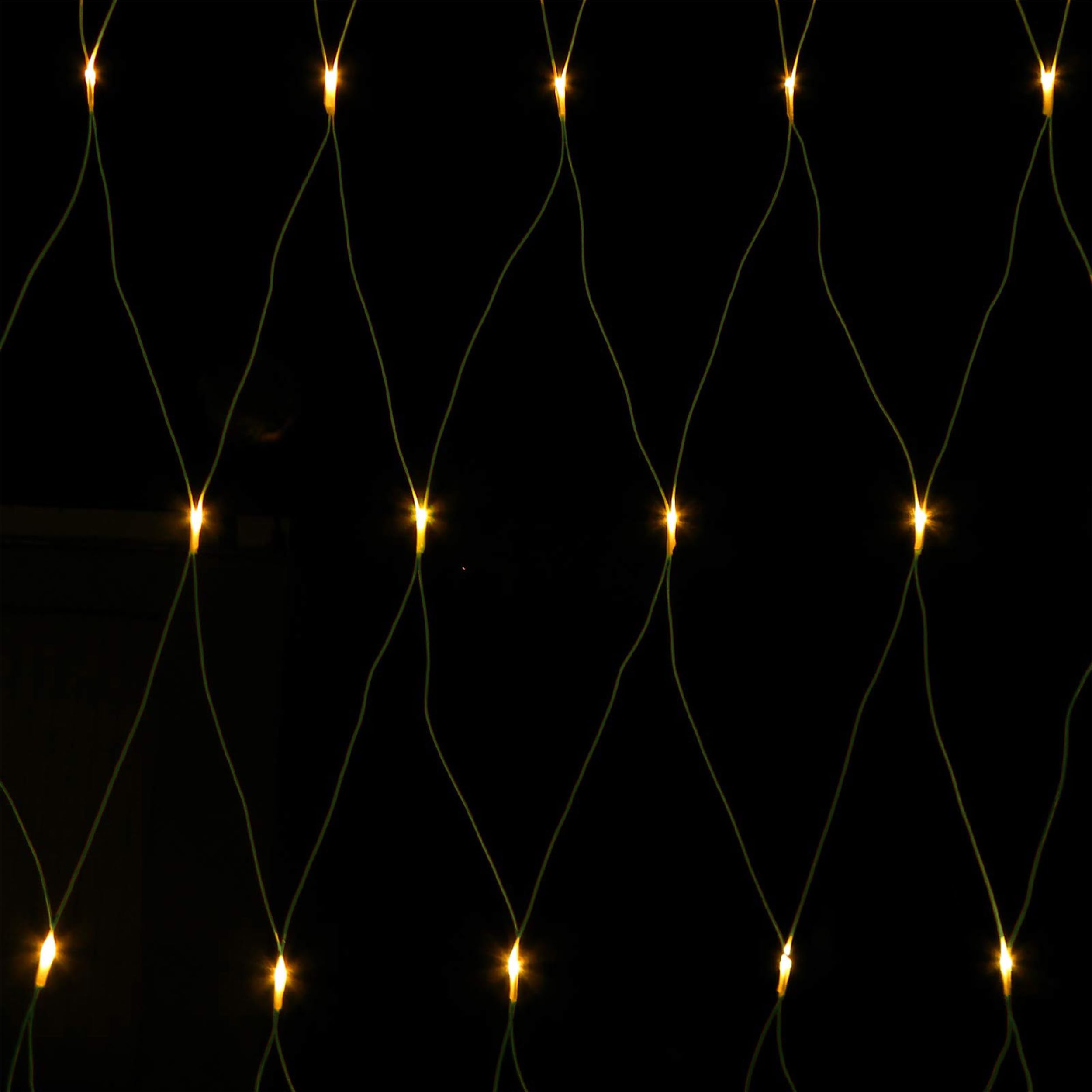 HENGMEI 6 x 4 m led-lichtnet, lichtketting, gordijn
