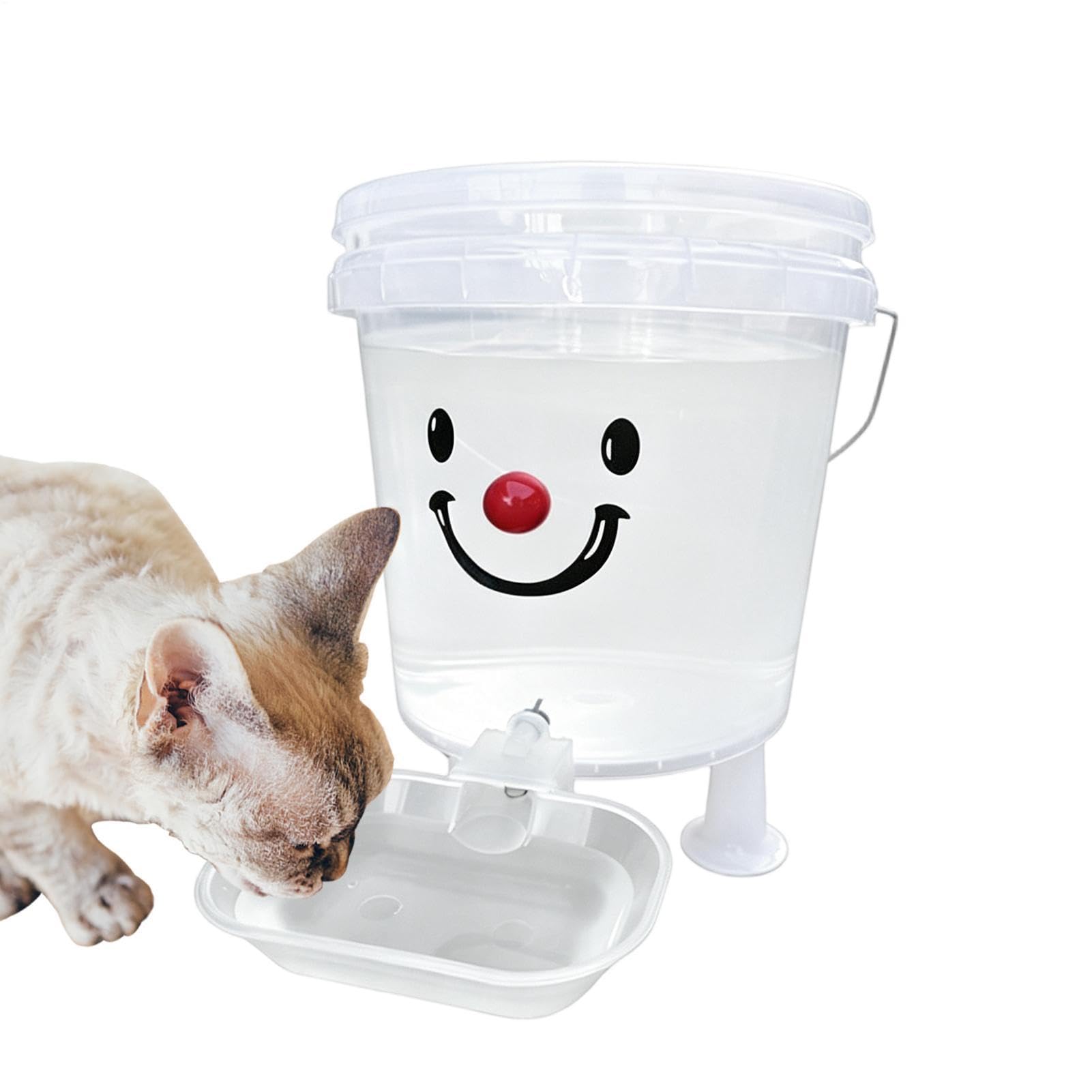 Dog Water Dispenser - Leakproof Visual Waterer Feeder Auto Pet Water Fountain, Static Caravan Pet Welfare Asset Holiday Chalet Autonomous Hydration Bowl, Boutique Tech Accessory Shop Hardware Inde