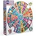 eeBoo Piece & Love: Cats of The World - 500 Piece Puzzle - Adult Round Jigsaw, 23